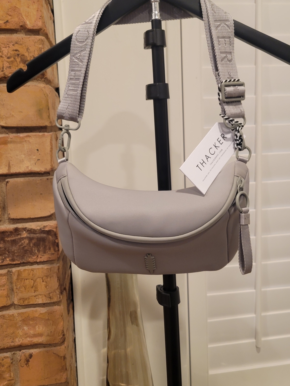 Thacker Grey Crossbody Bag – Sleek Everyday Shoulder Bag